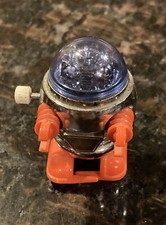 Vintage TOMY 1977 Lost in Space Robot Wind Up Toy Blue Top Collectible Mini