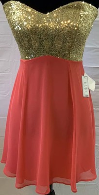 sequin top flowy bottom dress