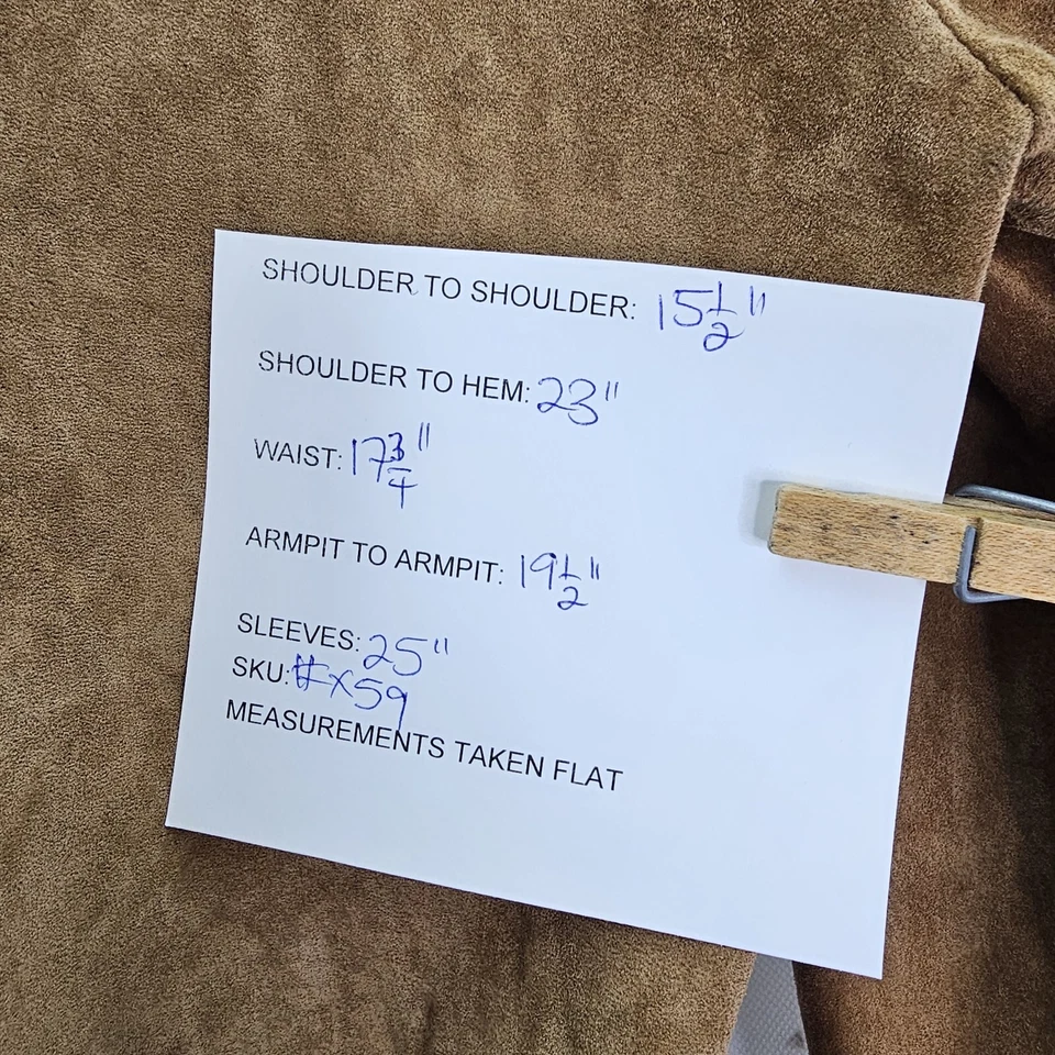 Traje Pantalón Margaret Godfrey Mujer Talla 6P Marrón Gamuza Cuero 2 Piezas Foto 3 de 4