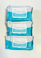 MeiShiYu  ALCOHOL WIPES, 3 Packs x 50 Wipes