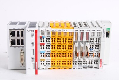 Beckhoff CX9020-0115, EL6070, EL1904, EL2904, EL1862, 2x EL2872, EL9110, EK1110