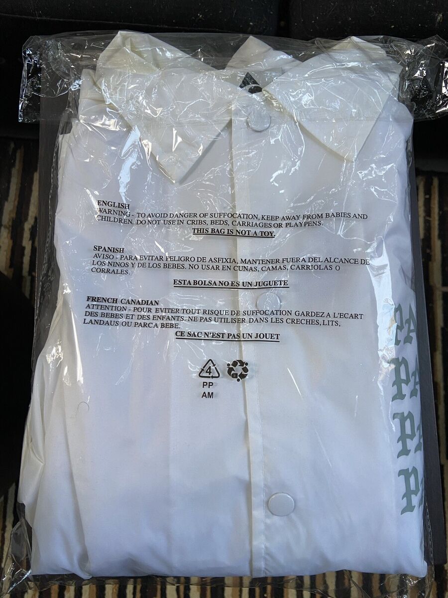 NEW Kanye West Life Of Pablo TLOP Merch Coach Jacket White NEW Kanye West Life Of Pablo TLOP Merch Coach Jacket White
