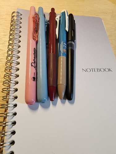 WRITECH Journaling Notebook Pens Kit: 0.5mm Clickable Fine Point Gel Pens 2 in 1 - Picture 8 of 10