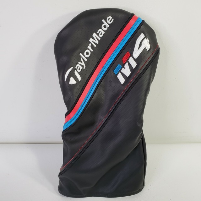 TaylorMade M4 Golf Club Driver Wood Head Cover Headcover OEM Black Red