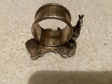 ANTIQUE SILVER PLATED ANTIPODIAN/AUSTRALIAN NAPKIN RING
