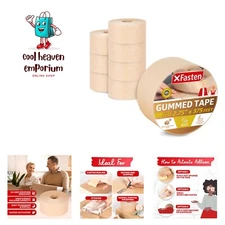 Gummed Paper Tape with Reinforced Fiberglass Backing, 2.75" X 375 Feet, Pack ...