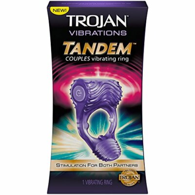 trojan vibrating wand for couples Dual Pleasure Vibrating Wand | 2-in-1 Wand Vibrator main image 1