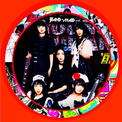 BAND-MAID 🇯🇵 TWO DOUBLE SIDED KEYCHAIN 🇯🇵 ROCK MERCHANDISE | eBay