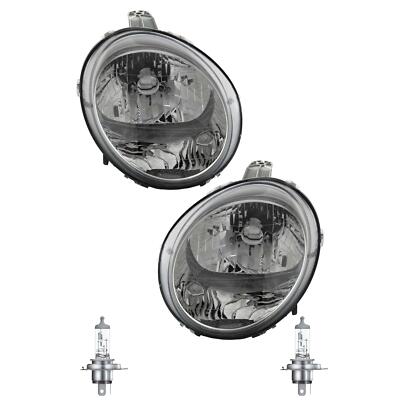 Halogen Scheinwerfer Frontscheinwerfer Set H4 für Daewoo Matiz inkl. Lampen