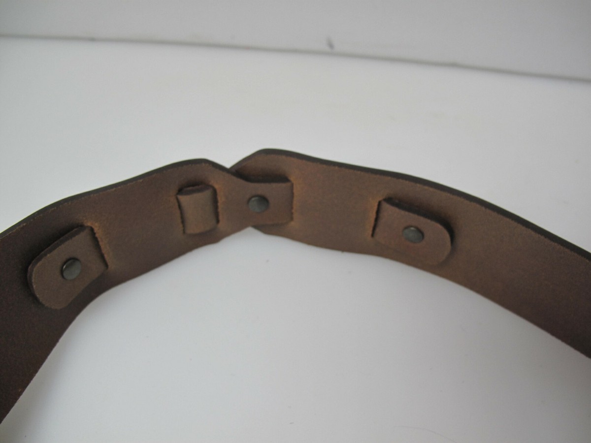 Theory Wide 100% Leather Waist Belt | Made in Italy | Size M | 2.5” Width Wide Brown Real Leather Heavy Thick Belt by per Una Made in  main image 2