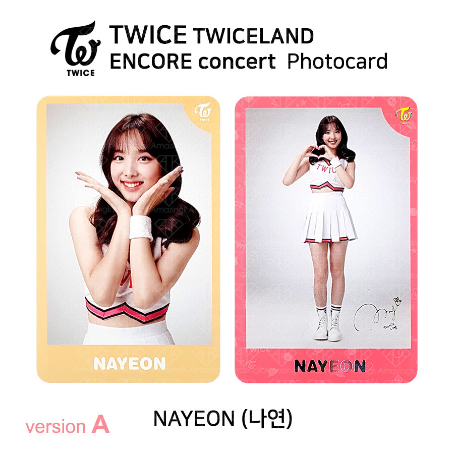 TWICE 1st Tour The Opening Encore Concert Photocard NAYEON KPOP K