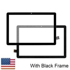 Touch Screen Digitizer Glass Frame For ONN 2022 10.1" Tablet model 2APUQWM1036P