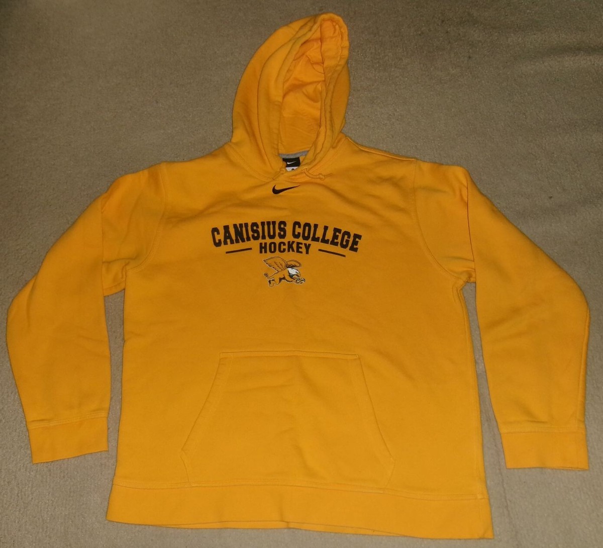 NIKE Authentic CANISIUS GOLDEN GRIFFINS/GRIFFS Heavy HOCKEY HOODY