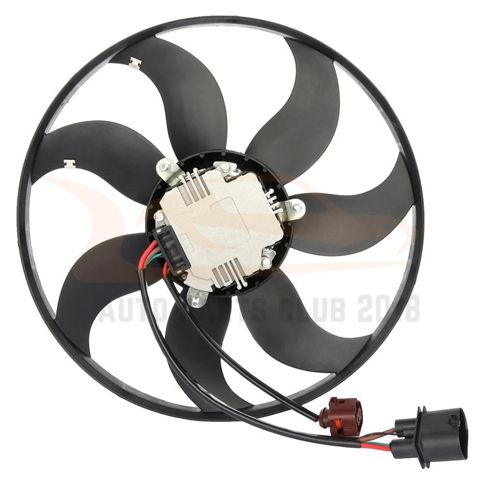 AC Condenser and Cooling Fan Assembly Fit for 2008-2009 Audi TT 2006-2013 Audi - Image 4 of 4