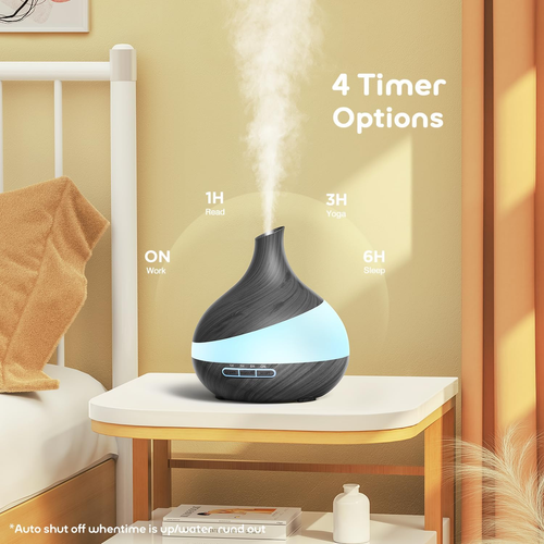 500ML Essential Oil Diffuser: Aroma Diffuser with Remote Control for Hotel Spa Y - Picture 4 of 12