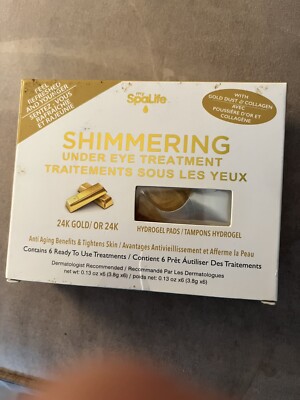 My Spa Life Under Eye Patches 24 K Gold Eye Treatment Anti Aging