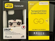 Otterbox Commuter iPhone 13, 2 JETech Screen Protectors, Kate Spade Pocket