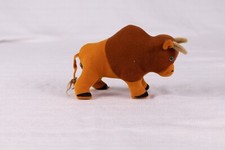 Vintage Dakin Dream Pets Stuffed Animal Brown Bull 1960's-1970's