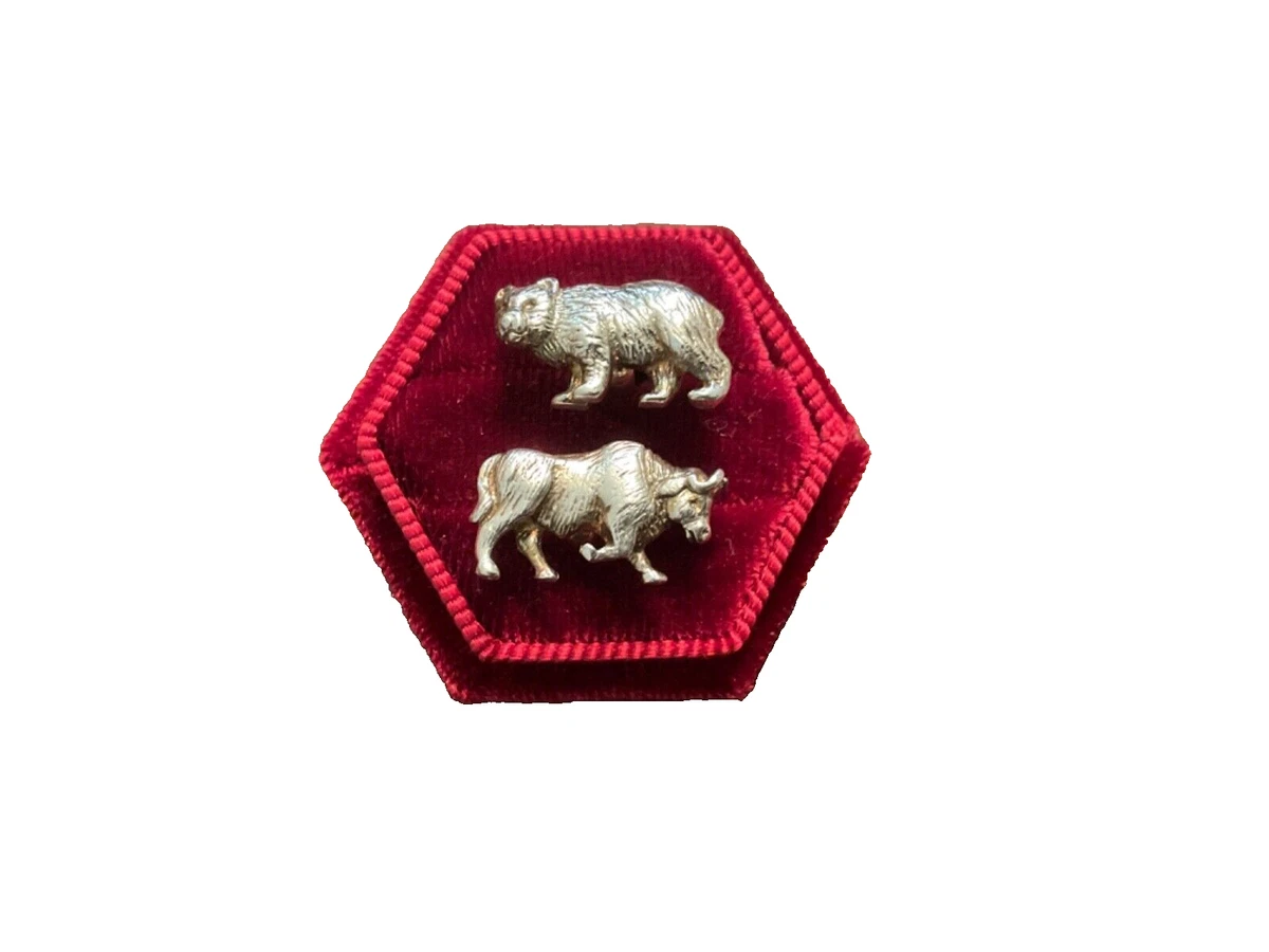 Tiffany bull and bear cufflinks discount