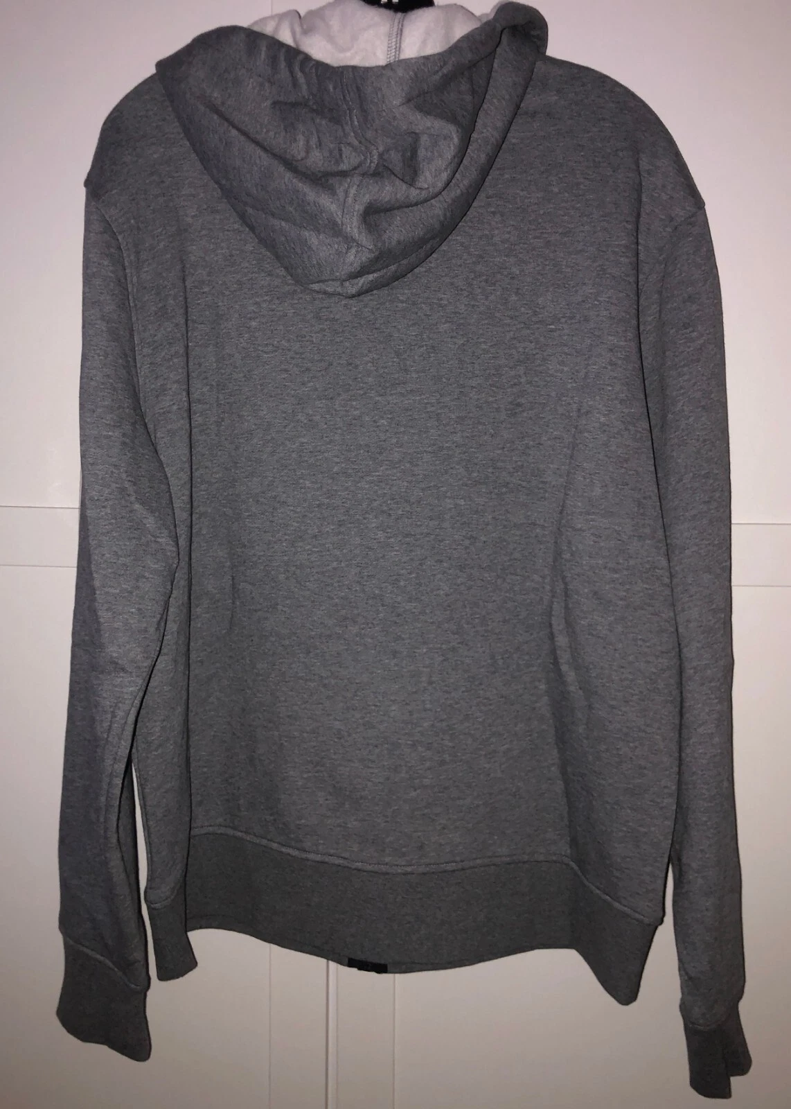 Felpa donna MICHAEL KORS grigia con cappuccio e zip nuova grande