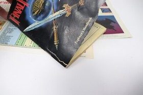 1985 Final Fantasy NES Nintendo W/ 1990 Manual, Dungeon & Game World Maps Set