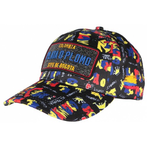 Casquette Enfant Plata O Plomo Rouge Et Bleue - Streetwear, Strass, Taille Unique 7-12 Ans, 100% Coton