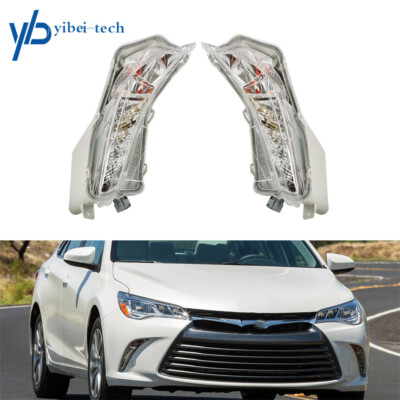 Pair Front Bumper Fog Lights Lamps Left&Right For 2015 2016 2017 Toyota Camry