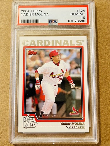 Yadier Molina 2004 Topps Rookie RC 324 PSA 10 EBay