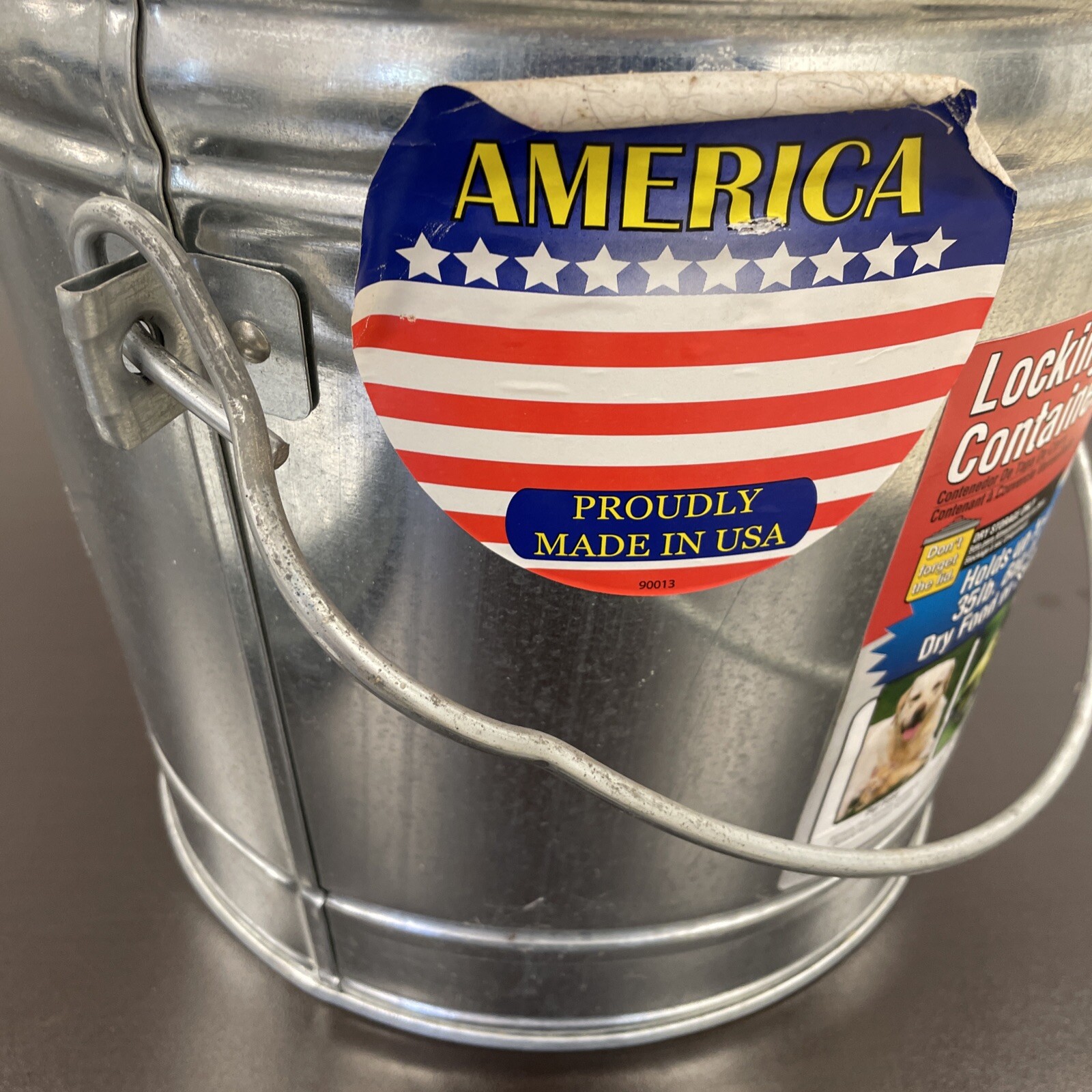 Behrens 6106 Galvanized Steel Locking Lid Can, 6 Gallon 85995001089 eBay