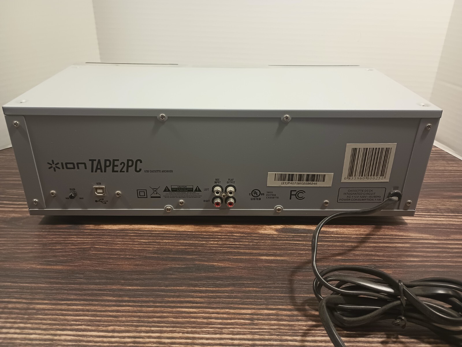 ION USB Cassette Archiver Tape2PC Recorder/Player Convert Tapes to MP3 NEW 855960000252 eBay