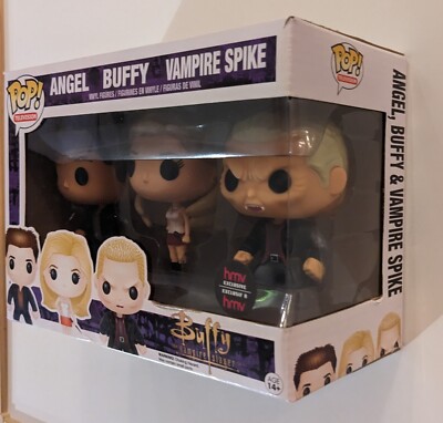 Rare Angel, Buffy & Vampire Spike 3-pack Funko Pop! HMV Buffy The