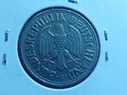 G1A:GERMAN FEDERAL Republic, nice Grade KEY Date, 1 mark dated 1955 G,see photos — photo 3