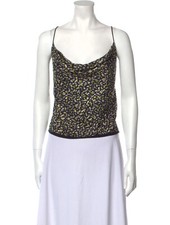 ALICE + OLIVIA Scoop Neck Sleeveless Crop Top, MSRP$198.00