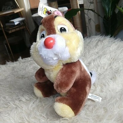 Disney Vintage Chip & Dale Plush Chipmunks Disneyland 8'' Walt Disney World