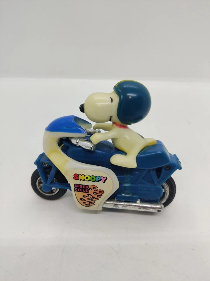 Snoopy Speed Cycle Hasbro Aviva 1966 - Hong Kong Voir Photos Moteur A Friction - Photo 2/4