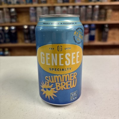 Genesee Summer Brew Beer Can From Genesee Brewery Rochester Ny Empty 12 oz Nice