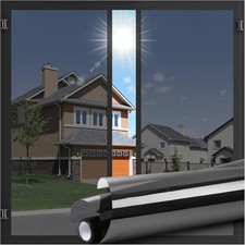 LUTE One Way Window Privacy Film, Window Tint for Home, Sun Blocking UV Heat Blo