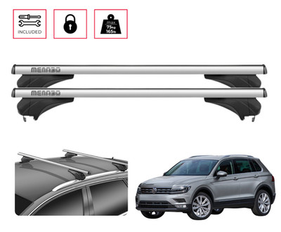 DACHTRÄGER DACHTRÄGER FÜR VW TIGUAN 2 (AD1) MIT HANDLAUF 2016-2024