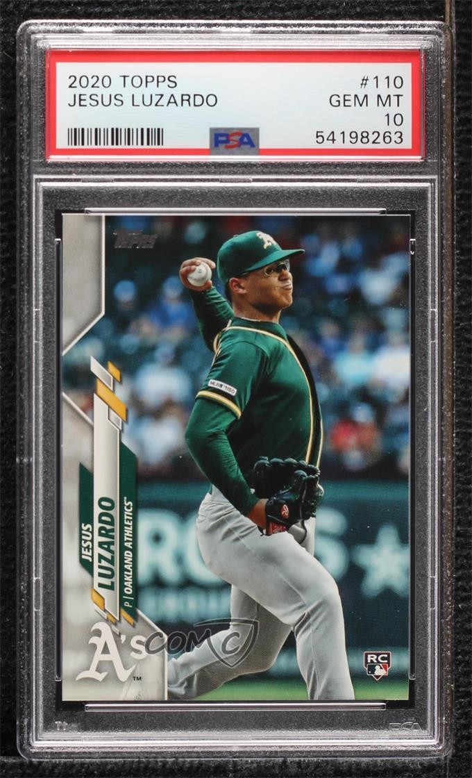 2020 Topps Jesus Luzardo (Vertical) #110 PSA 10 GEM MT fo7