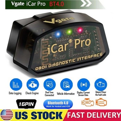 Vgate iCar Pro Bluetooth4.0 OBD2 Diagnostic Scanner Tool Code Reader For Android