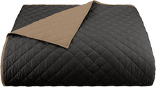 Reversible Coverlet   Full Queen Size Quilt - Lightweight Full Size Bedding  Dur