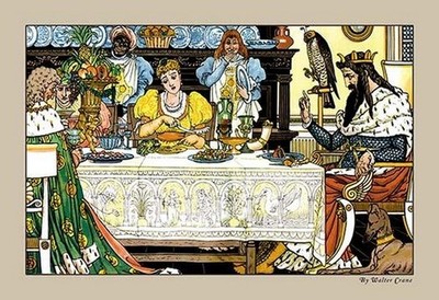 The Frog Prince Illustration Walter Crane Poster Print