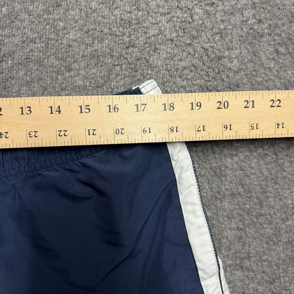 Pantalones Cortos Reebok De Colección Años 90 Para Hombre Grandes Azul Marino 4" Entrepierna Fútbol Correr Papá Foto 4 de 4