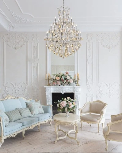 Elegant Lighting Maria Theresa 38" 28 Light Royal Crystal Chandelier - Picture 2 of 9