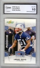 2008 Jerod Mayo #340 Score Rookie (New England Patriots) 10 Gem Mint