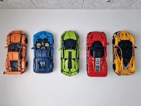 NEW LEGO&reg; Technic&trade;  Wall Mount - Porsche, Lamborghini, Bugatti, Ferrari, McLaren