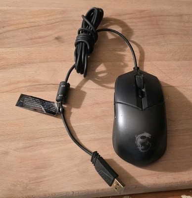 MSI Clutch GM11 Wired Usb Gaming Mouse Rare Euc Near Mint Little Use