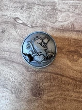 TORINO Vintage Pewter Bird Pin and Earrings Set only Cottagecore Neutral