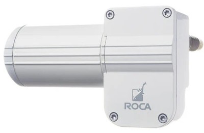Roca W12 Wiper Motor, 1.5'' Shaft, 5/8'' Bkhd, | White, 12V