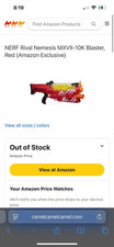 NERF Rival Nemesis MXVII-10K Red Blaster B8240